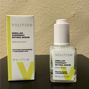 Volition Sémillon Overnight Retinol Serum - White and Yellow